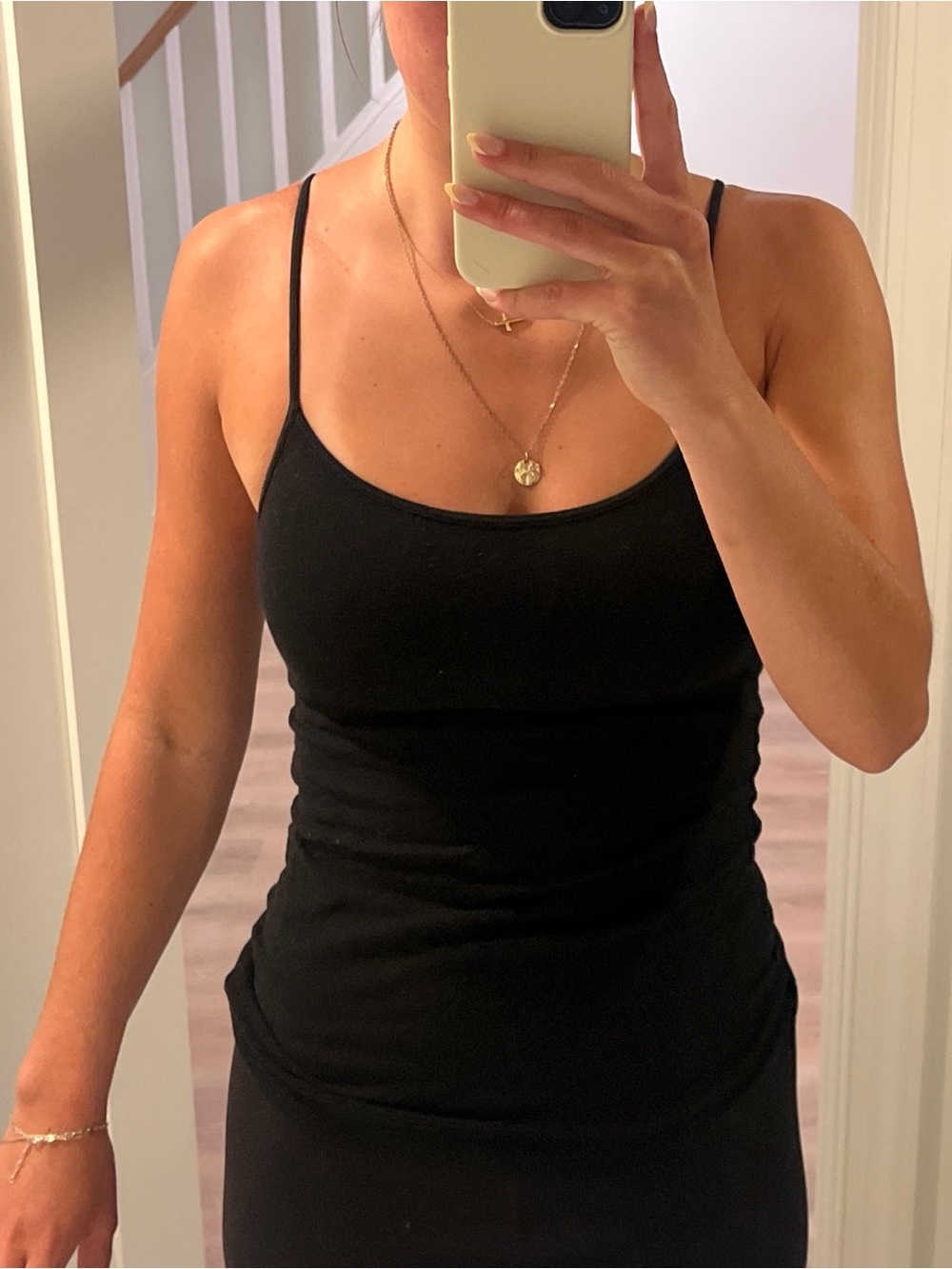 Black Spaghetti Strap Camisole Top